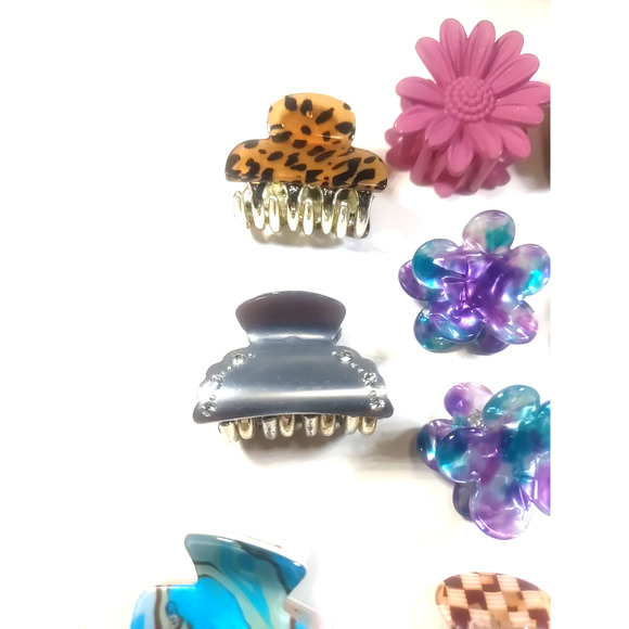 Barrettes Pony Tail Holder Clips Combs Lot Of 11 - Picture 10 of 10